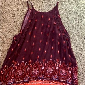 Patterned Tank Top